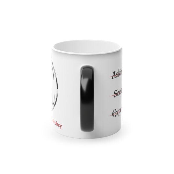 No Obey Poker Chip Magic Mug, 11oz.