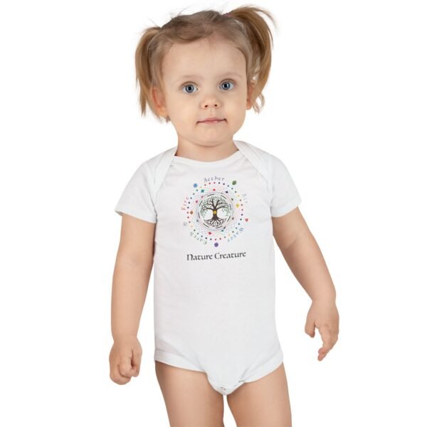 Tree of Life logo organic Onesie® Baby Bodysuit