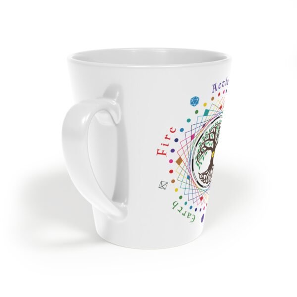 12851021477530969231_2048.jpeg Double Tree of Life logo Latte Mug