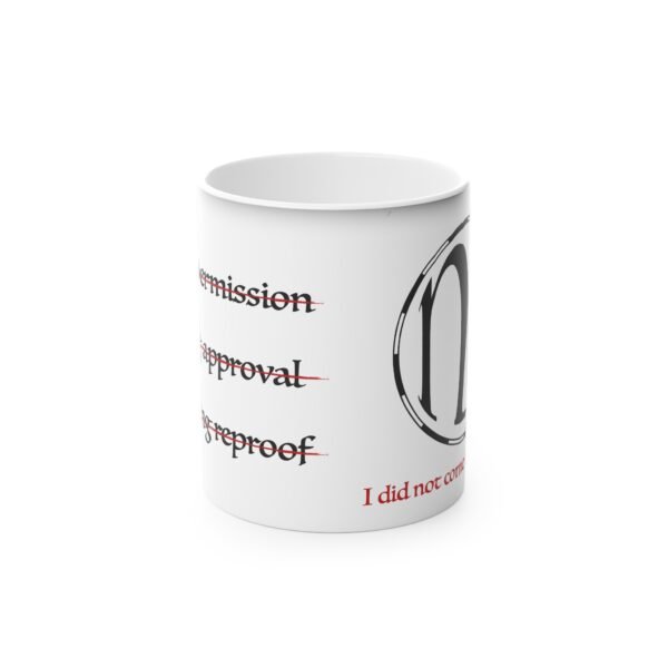 No Obey Poker Chip Magic Mug, 11oz.