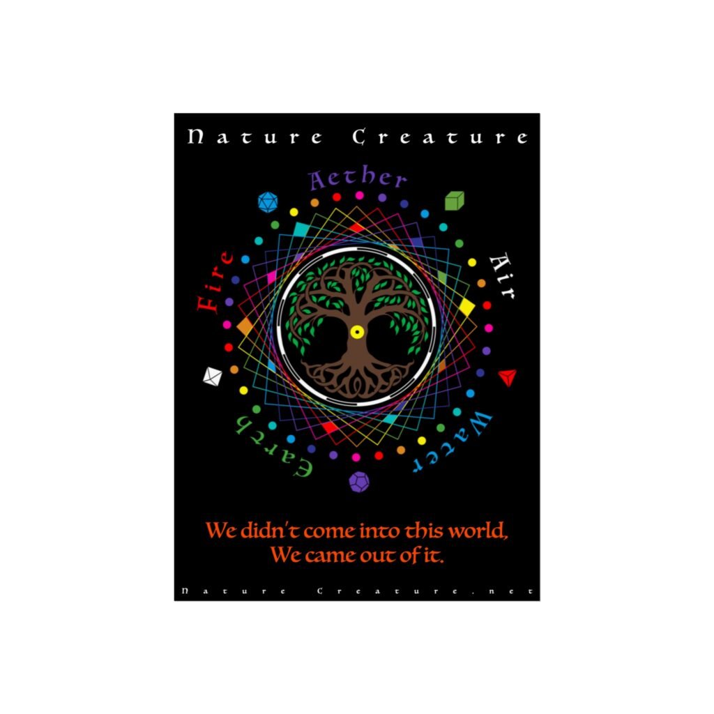 18"x24" Tree of Life Nature Creature Poster