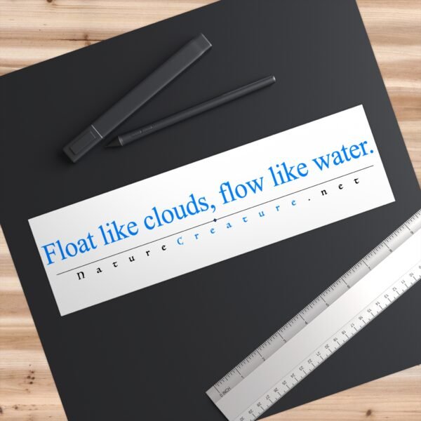 14011579874137935908_2048.jpeg Float Like Clouds Vinyl Bumper Sticker
