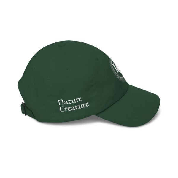 Embroidered NC Monogram Baseball Cap (white thread designs)