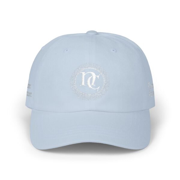 Embroidered NC Monogram Baseball Cap (white thread designs)