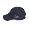 Embroidered NC Monogram Baseball Cap (white thread designs)
