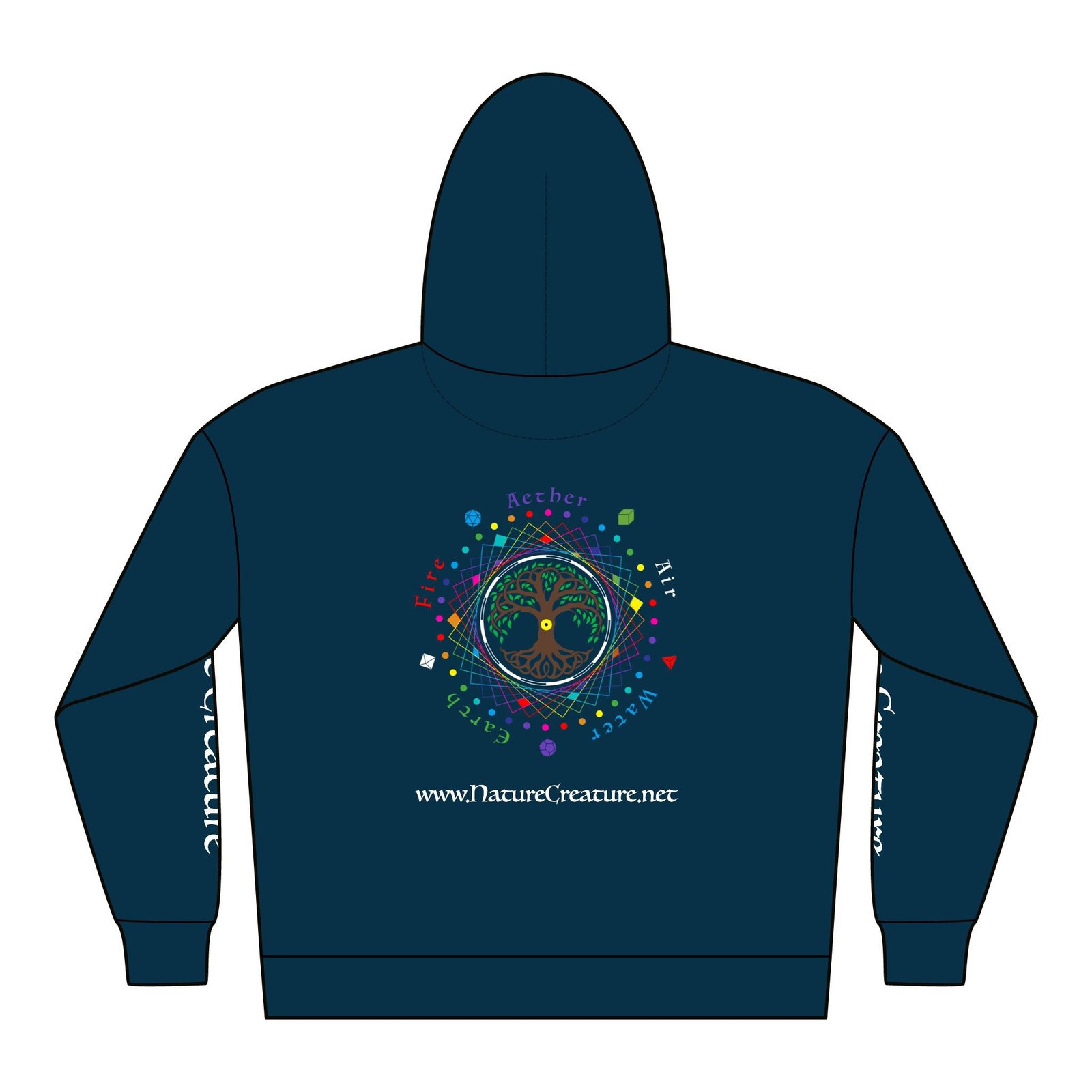 NC Monogram & Tree of Life Hoodie - Image 8