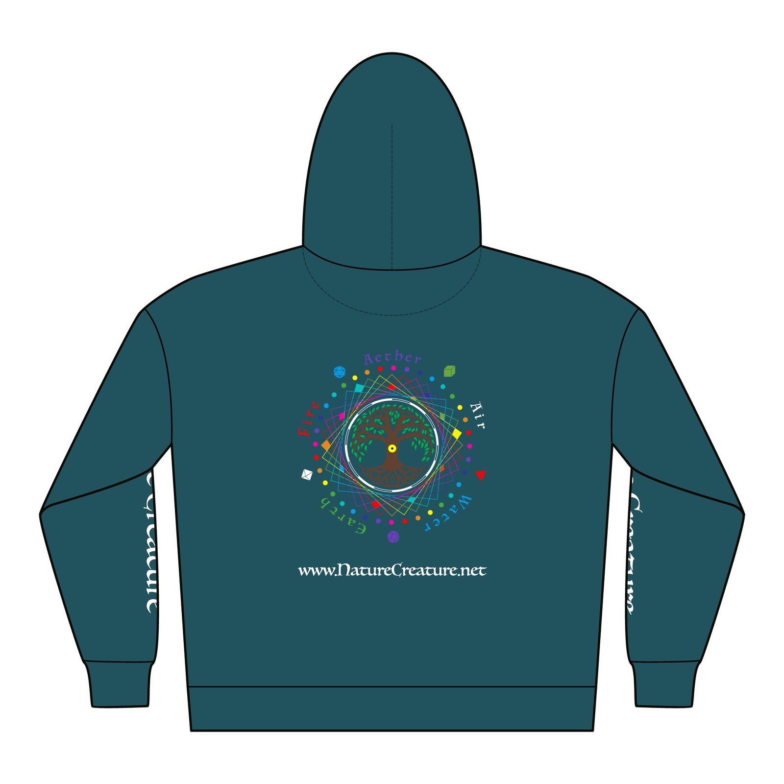 NC Monogram & Tree of Life Hoodie - Image 6