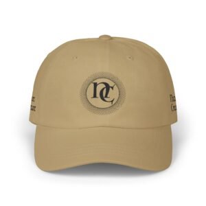 Embroidered NC Monogram Baseball Cap (black thread designs)