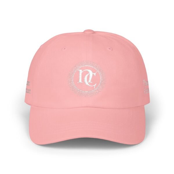 Embroidered NC Monogram Baseball Cap (white thread designs)