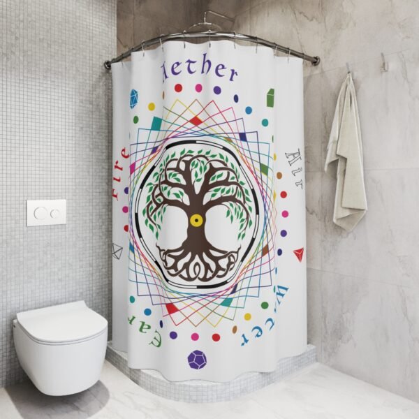 17751129968643458478_2048.jpeg Nature Creature Symbol Shower Curtain