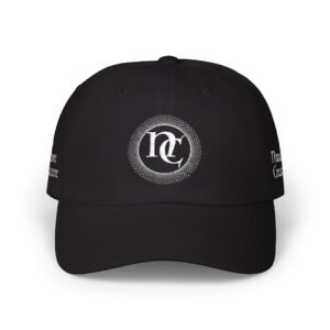 Embroidered NC Monogram Baseball Cap (white thread designs)
