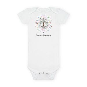 Tree of Life logo organic Onesie® Baby Bodysuit