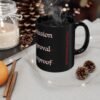 3992489694280331122_2048.jpeg No Permission Black Mug, 11oz or 15oz