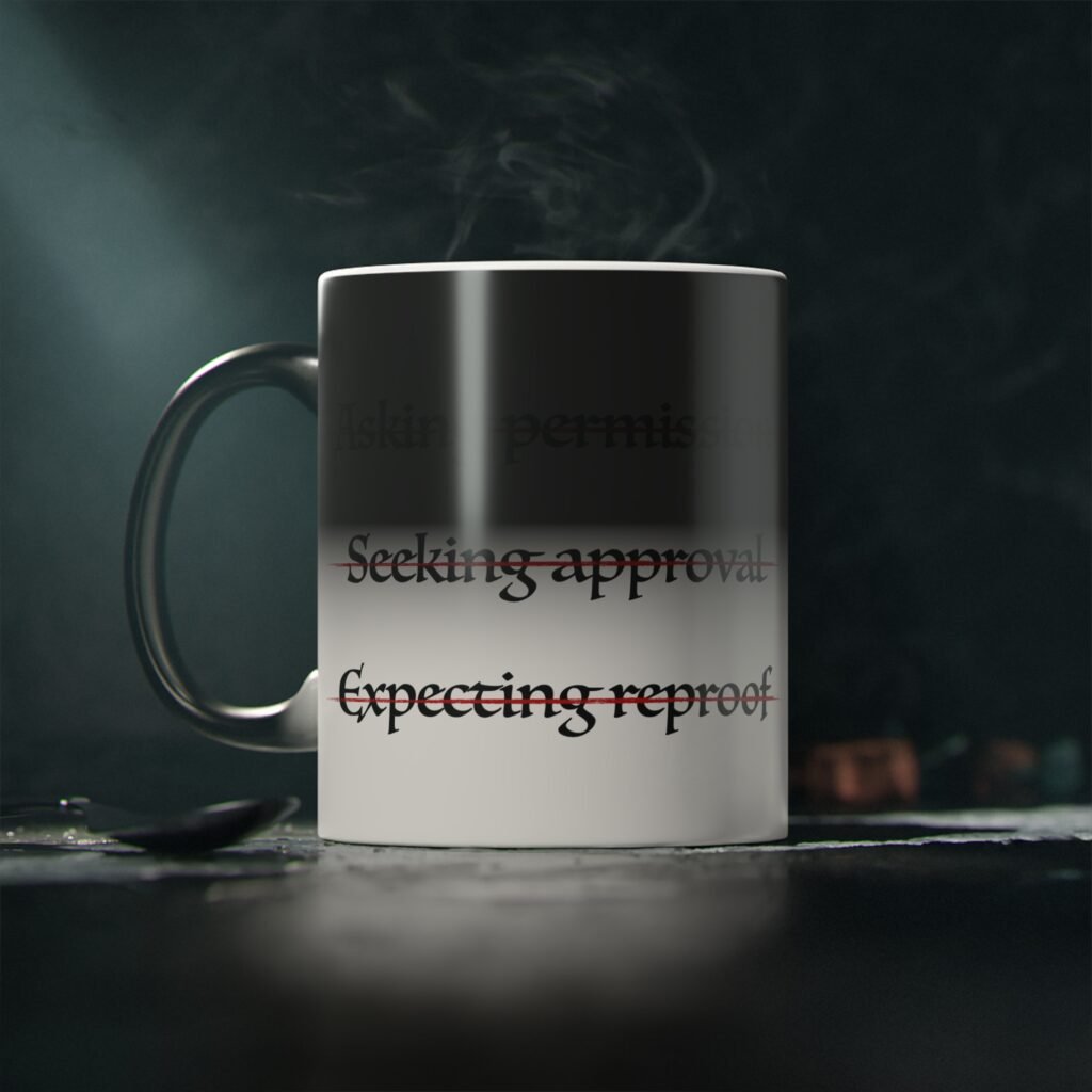No Obey Poker Chip Magic Mug, 11oz.