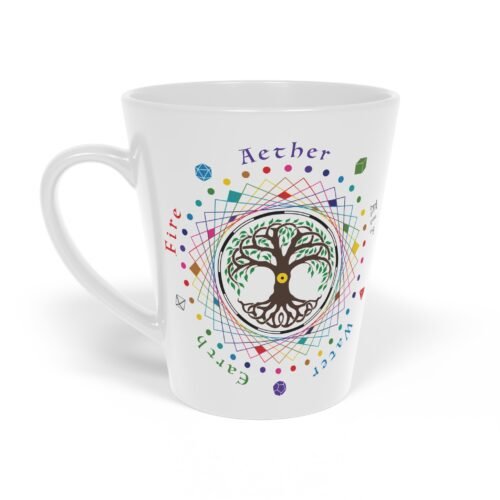 6139547662147436512_2048.jpeg Double Tree of Life logo Latte Mug