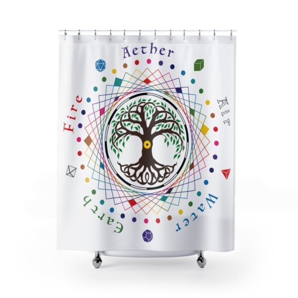 6421803033591839611_2048.jpeg Nature Creature Symbol Shower Curtain