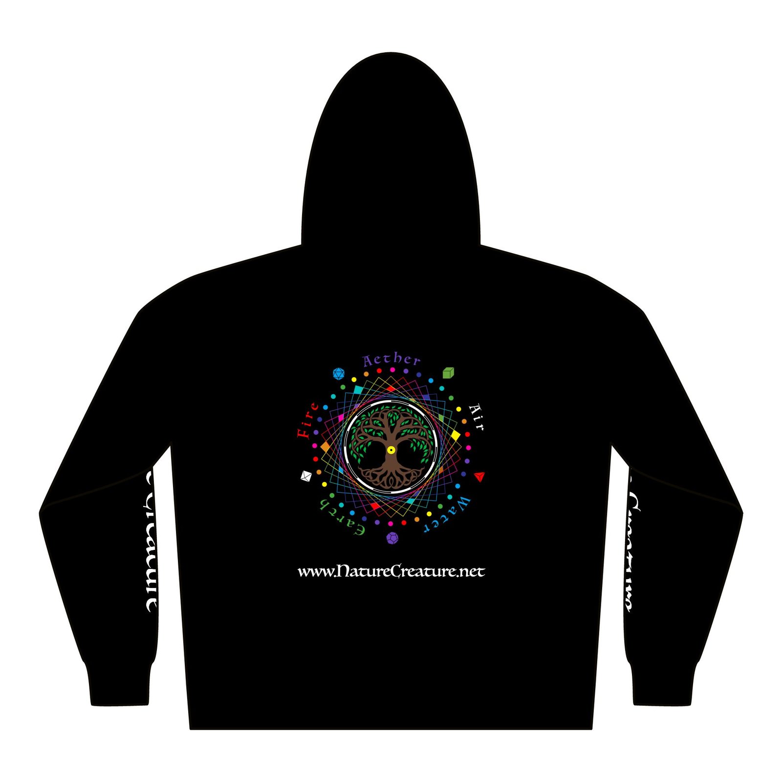 NC Monogram & Tree of Life Hoodie - Image 2