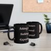 9245354658170472207_2048.jpeg No Permission Black Mug, 11oz or 15oz