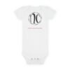 No Obey NC Logo Onesie® Organic Baby Bodysuit