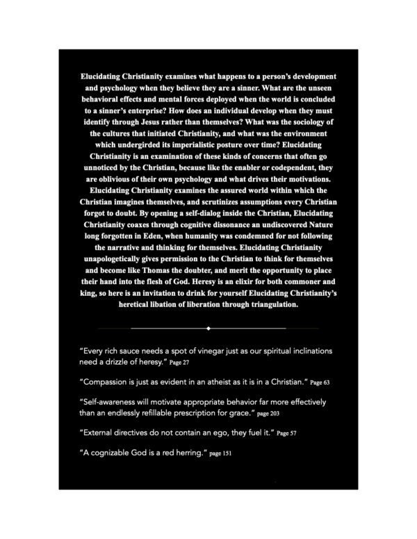 EC back cover.1 Elucidating Christianity Book PDF