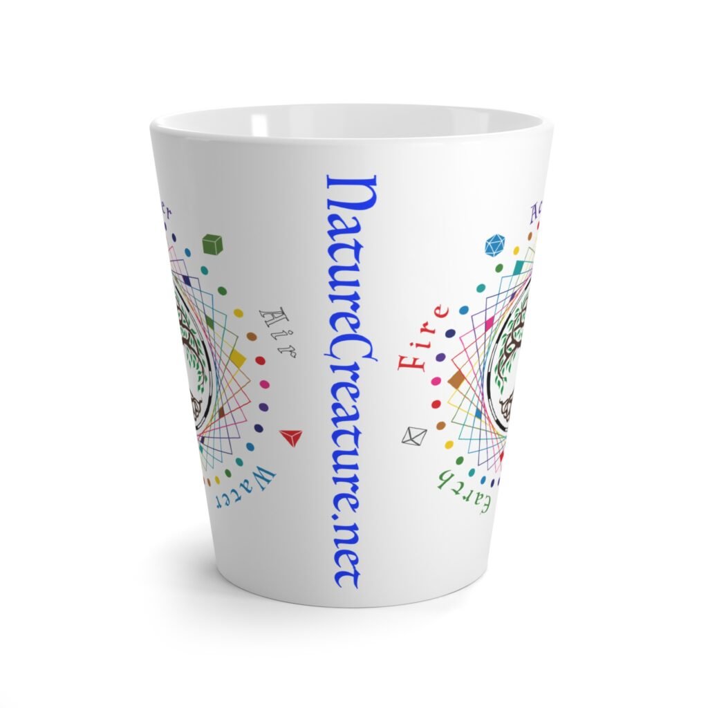 Tree logo Latte Mug