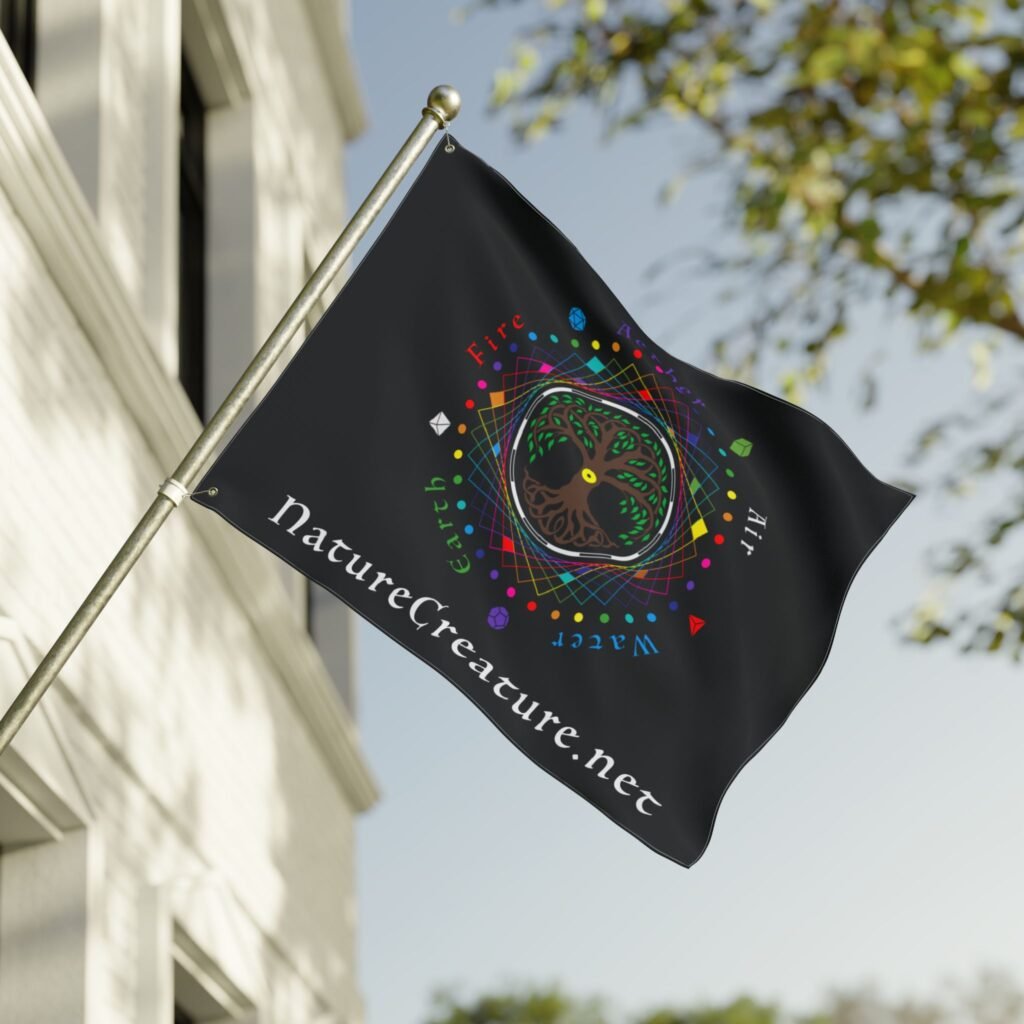 Nature Creature Double-Sided Flag